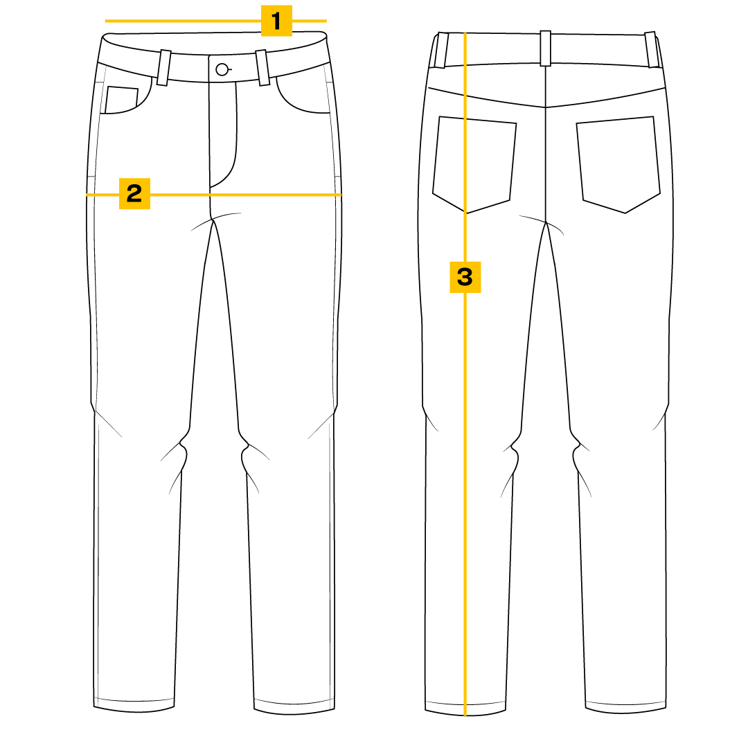 Guida taglie pantaloni